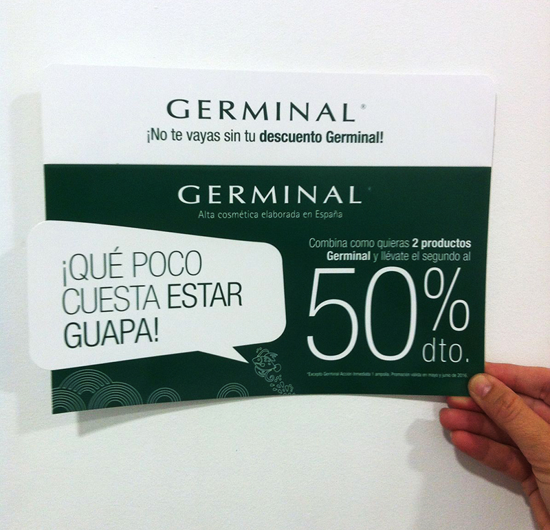 50% de descuento en productos Germinal